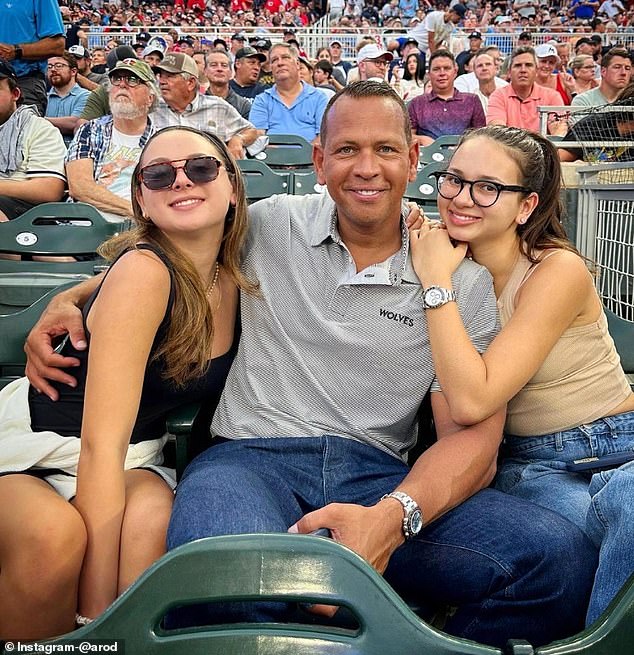 Rodriguez was seen with his daughters at a Minnesota Twins game last summer