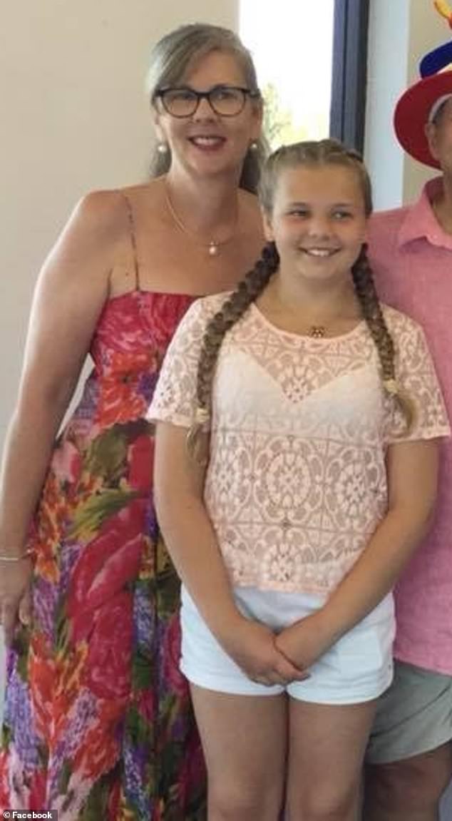 Mark Bombara, 63, stormed Jennifer Petelczyc's home in Floreat, in Perth's western suburbs, at around 4.30pm on Friday, looking for his estranged wife Rowena.  Unable to find her, Bombara instead shot dead her 53-year-old friend Jennifer Petelczyc and her daughter Gretl, 18, (pictured together) before turning the gun on herself.