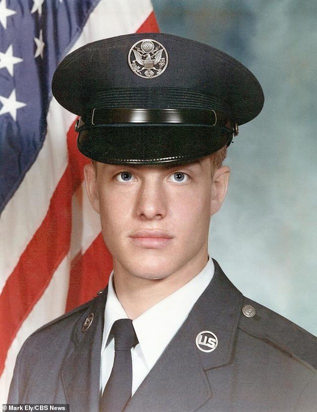 Veterans like Ely (pictured during his time in the Air Force) who served at a top-secret base called 