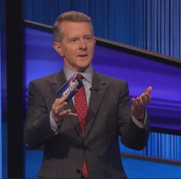 Host Ken Jennings (pictured) hinted that the four-day winner would likely participate in the next Tournament of Champions