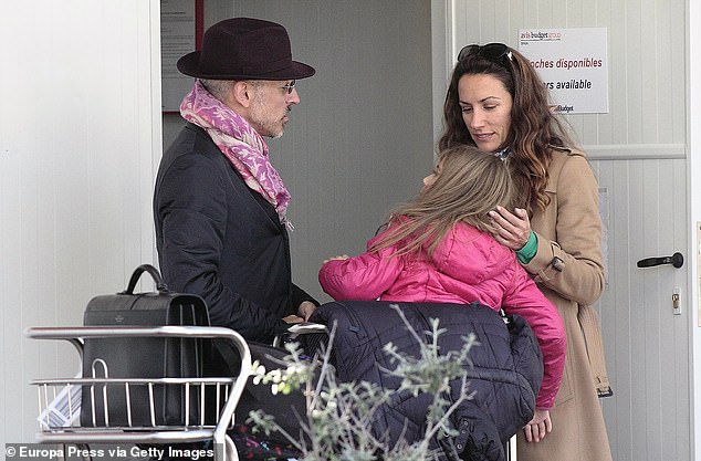 Pictured: Queen Letizia's ex-brother-in-law Jaime del Burgo with his ex-wife Telma when they were still married