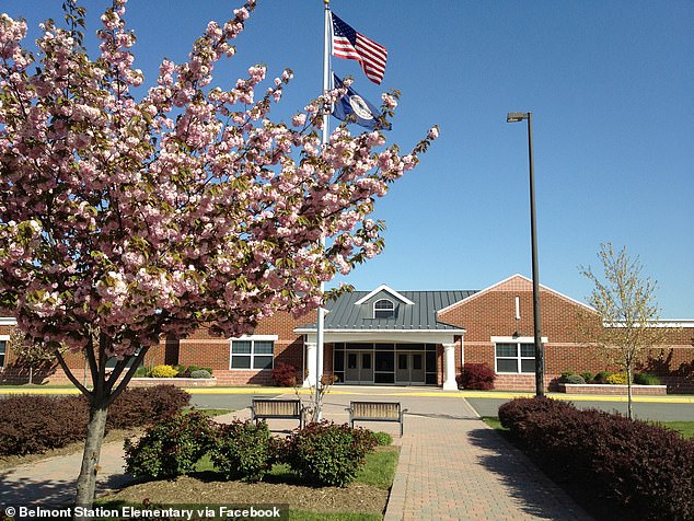 Belmont Station Elementary School, named for a plantation that sold slaves, and was owned by a family that was part of the American Colonization Society