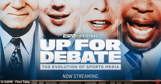 Smith was promoting the new ESPN+ series Up for Debate, which he produced