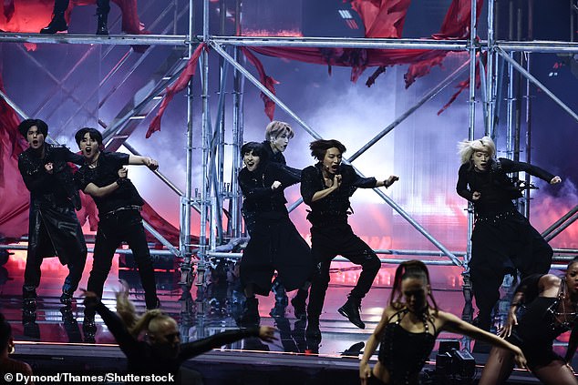 They were praised by the panel for their slick performance, with Amanda describing the group as 'box ready'.