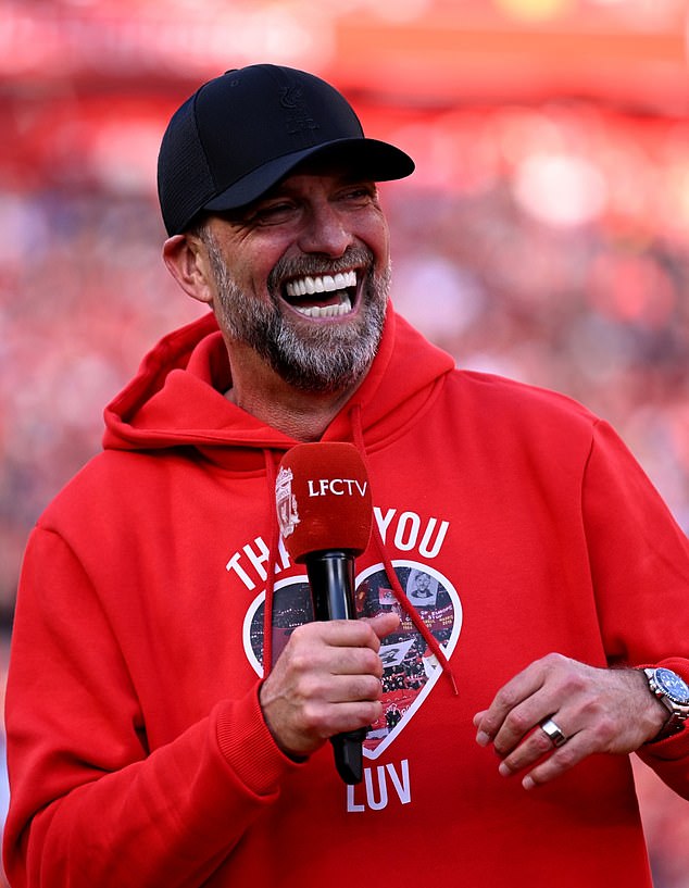 Klopp bid an emotional farewell to Liverpool fans earlier this month after nine years in charge