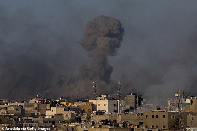 The WAP hitmaker added that sending money to fund wars like Gaza (pictured) has taken vital resources away from the US.