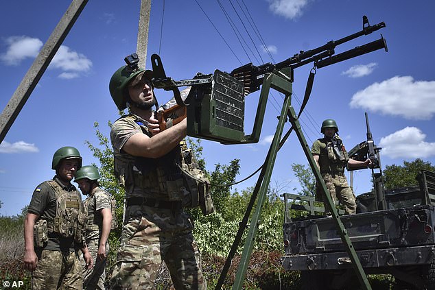 She accused the US of having a superhero complex because it became embroiled in certain overseas conflicts, such as the Russian invasion of Ukraine.  In the photo: mobile air defense unit of Ukrainian soldiers