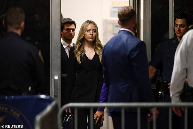 Tiffany Trump took her seat in Courtroom 1530 for the first time on Tuesday, joining other members of her family and Trump friends as the trial drew to a close