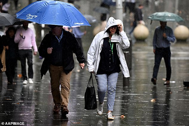 Mainly sunny skies over Adelaide on Wednesday are expected to change to rain on Thursday