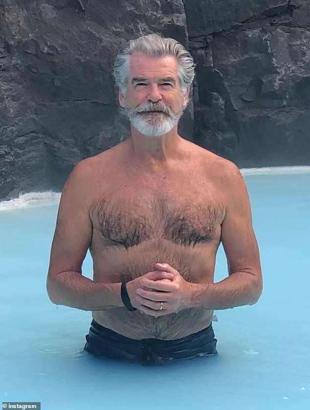 Pierce Brosnan was fined $500 and made a $1,000 donation after he was caught posting photos online of himself in a Yellowstone thermal area