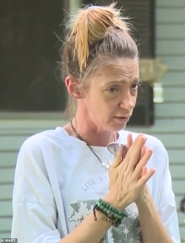 Heather Allen (photo) describes the carjacking in detail while the robbers are still at large