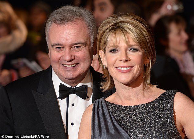 A friend of Holmes added: 'Eamonn wanted nothing to do with it, he couldn't see any reason why you would release that statement.  It was written and signed entirely by Ruth and her team.”  (photo: the couple at the National Television Awards in London in 2014)