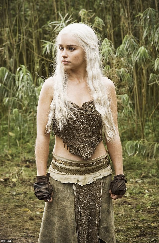 Emilia previously admitted she was 'more afraid of getting fired than dying' (pictured in Game Of Thrones in 2011)