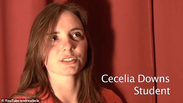 Cecelia Angeli and then Celelia Downs appeared in the promotional video with Belz