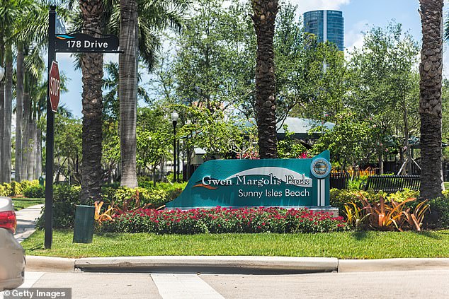 The alleged attack is said to have taken place at Gwen Margolis Park in Sunny Beach Isles, Florida, on Memorial Day