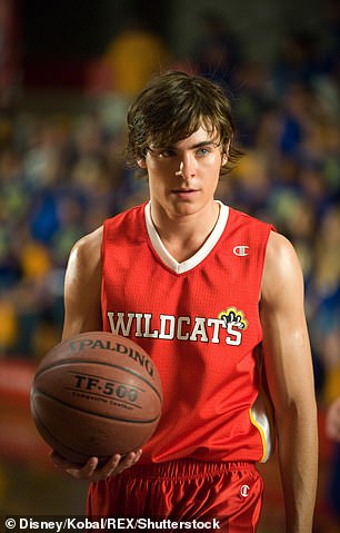 Efron has grown considerably since he shot to fame in High School Musical (here), hitting top form especially in 2017 for Baywatch