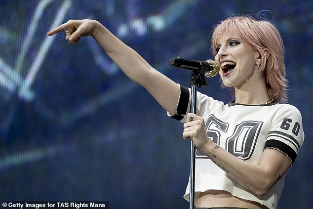 Pictured: Paramore's Hayley Williams opens for Taylor Swift in Madrid