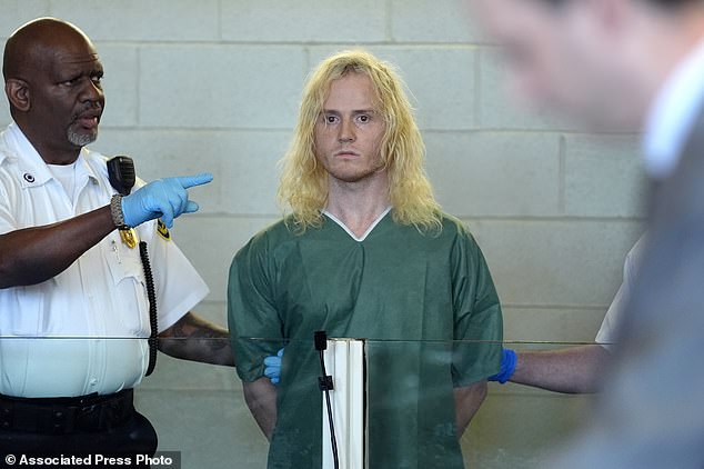 Jared Ravizza, of Chilmark, Massachusetts, appears in Plymouth District Court during his arraignment on Tuesday