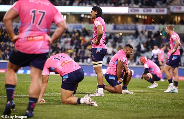 The Super Rugby side owes creditors more than $23 million (Photo: Rebels players react to their loss to the Brumbies last Friday)