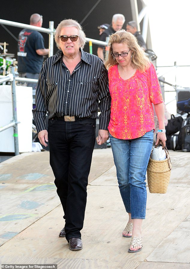 McLean and Patrisha at California's Country Music Festival at the Empire Polo Club on April 26, 2014