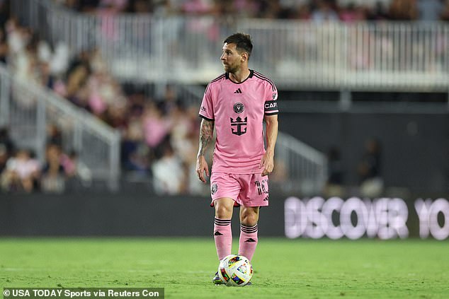 Miami's only goal of the match was scored by their number 10, Argentinian striker Lionel Messi