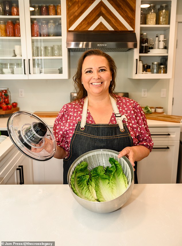 By being diligent in the way she prepares and stores fresh produce, the food blogger says she saves both time and money on unnecessary weekly shopping.