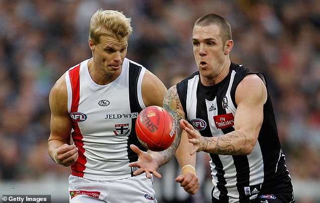 Swan taunted Riewoldt for losing the grand final after making a comment about the 'rat pack'