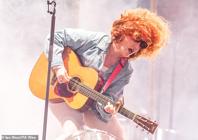 CMAT's debut studio album If My Wife New I'd Be Dead was released in February 2022 and reached No. 1 in Ireland (pictured at BBC Radio1 Big Weekend festival)