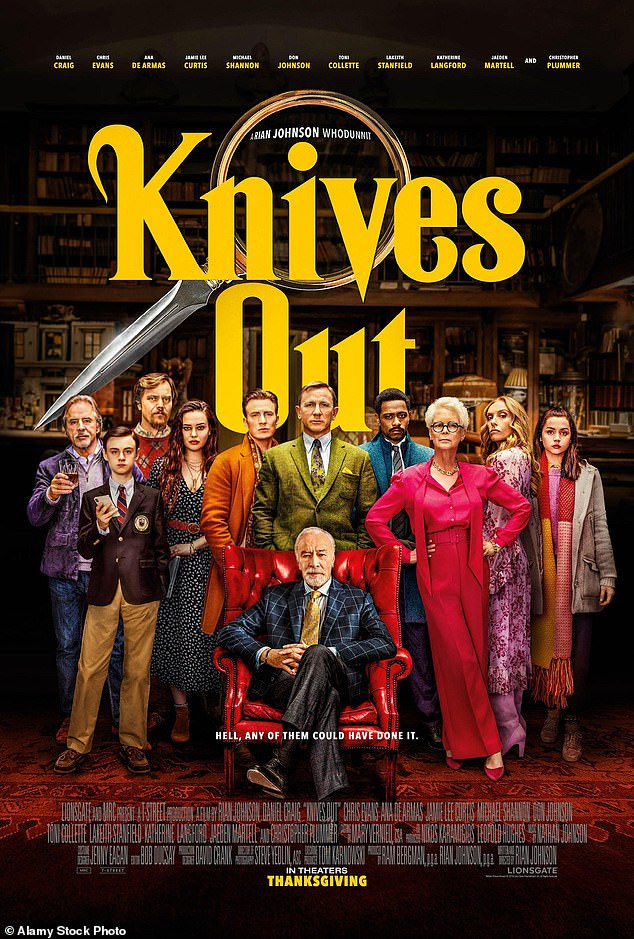 The first Knives Out film premiered in 2019, with Daniel starring alongside a stellar cast including Chris Evans, Jamie Lee Curtis, Ana De Armas and the late Christopher Plummer