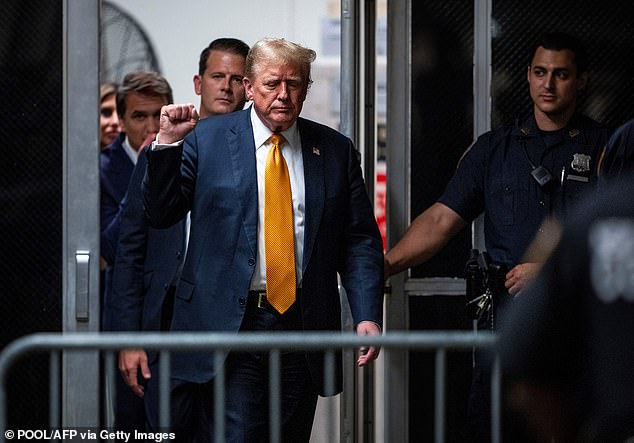 Trump returned to the courtroom after a break as the jury began deliberations on May 29