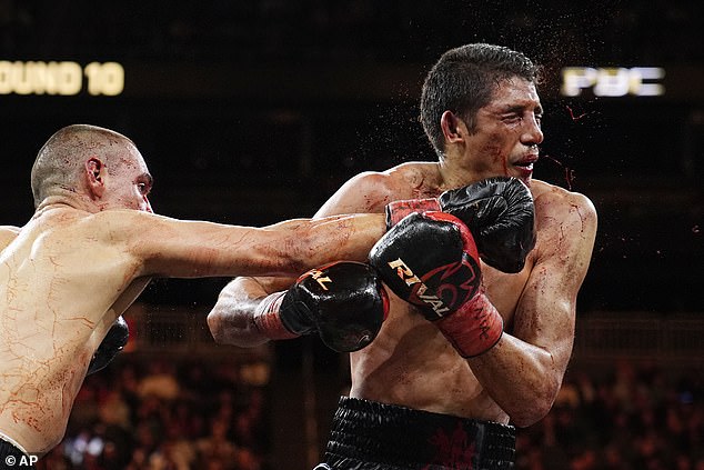 The Australian lost his title belt in a controversial split decision, with one judge scoring the title in his favor for manhandling Fundora so badly that he required facial surgery.