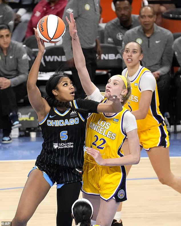 Reese, the No. 7 draft pick, helped the Sky beat the LA Sparks in the rookies' first matchup