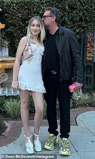 They both took separate photos with the birthday girl during her 15th birthday last year at Katana Robata on the Sunset Strip