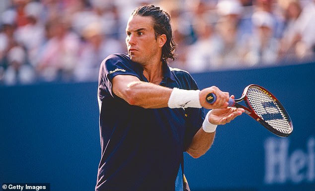 Rafter won two US Open titles in his career (pictured above, in the 1997 final) and was also world number one in 1999