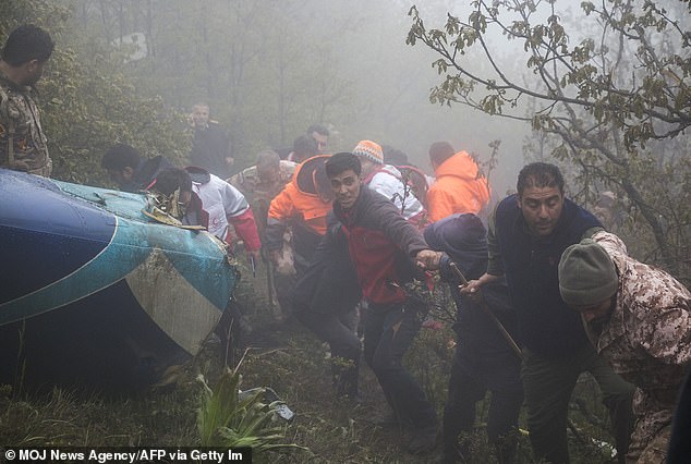 The crash took place in the northern part of Iran