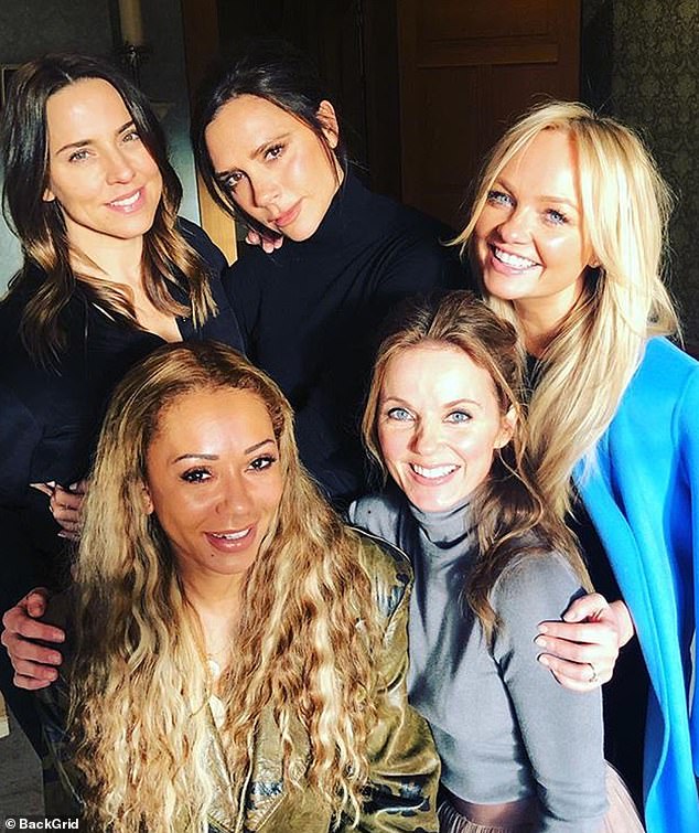 Mel B, Geri Halliwell and Emma Bunton are said to be left red-faced after a private conversation between the group was leaked in a defamation case