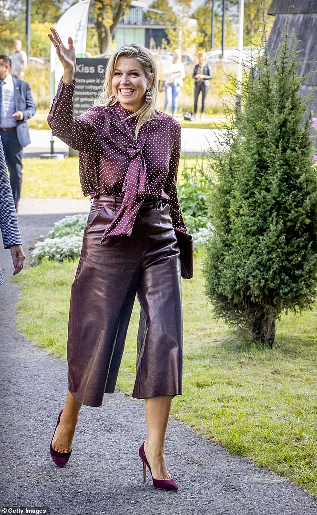 Queen Máxima lived up to her style reputation during the NLgroeit meeting at Centraal Beheer