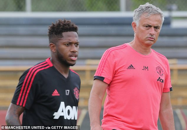 Mourinho is reunited with Fred, who was not prominent under him at United