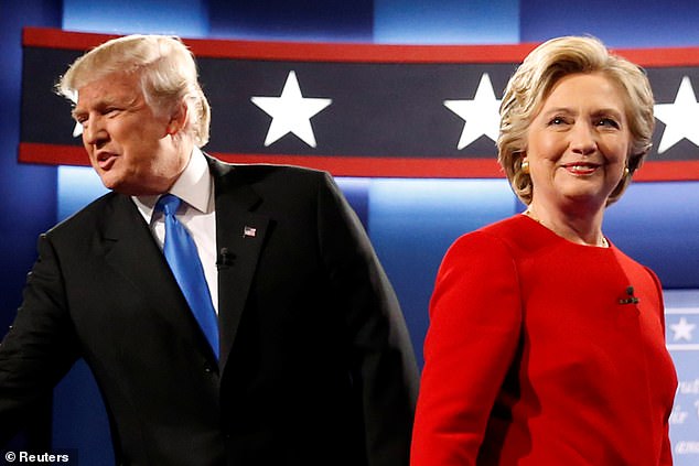 Republican Trump and Democrat Clinton were rivals in the 2016 presidential election