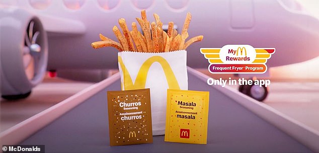 McDonald's McShaker fries are available in both Churros and Masala flavors, but only in Canada