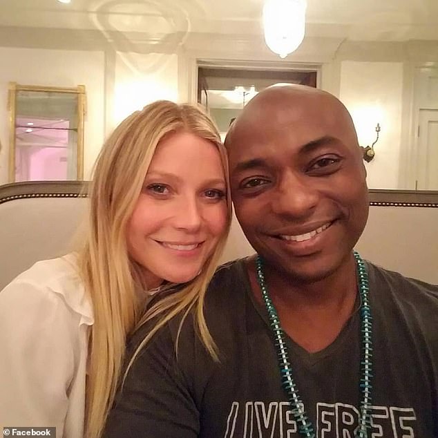 Pictured: Durek Verret, the husband-to-be of Princess Martha Louise, with his famous client Gwyneth Paltrow