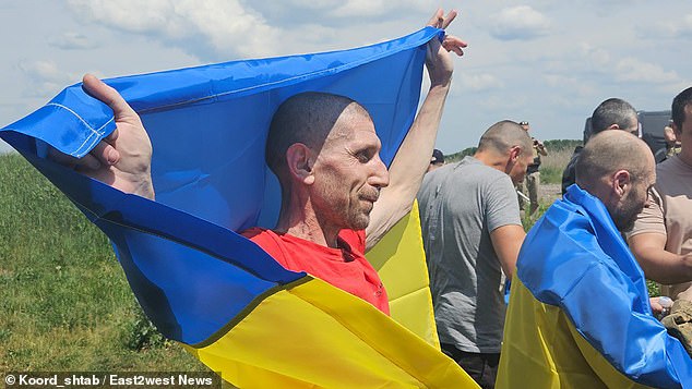 Ukrainian defenders on the island spent more than 800 days in Russian captivity