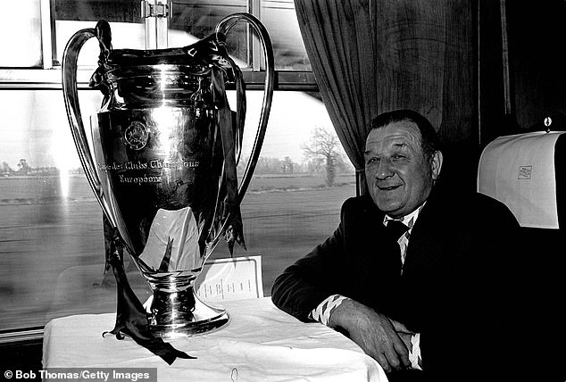 Paisley accompanied the trophy on the train back to Liverpool after a victorious evening