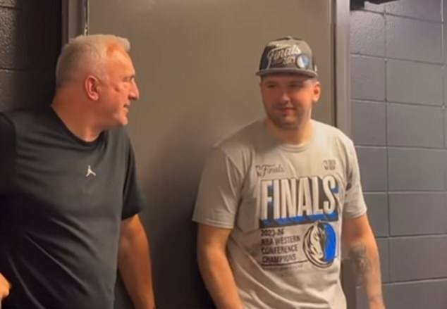 Doncic thought he was going to get it back, but instead Finley walked away with it in his hand