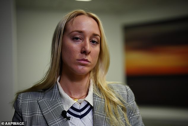 Ariel Bombara (pictured) released a statement on Tuesday blaming WA Police, who she says ignored her family's concerns about Bombara's behaviour.