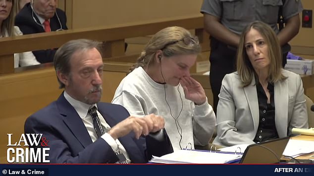 The sentencing will be streamed live, but Judge Kevin A. Randolph banned the media from showing Jennifer's children on camera.  Cameras instead showed Troconis breaking down in tears as Petros Dulos spoke