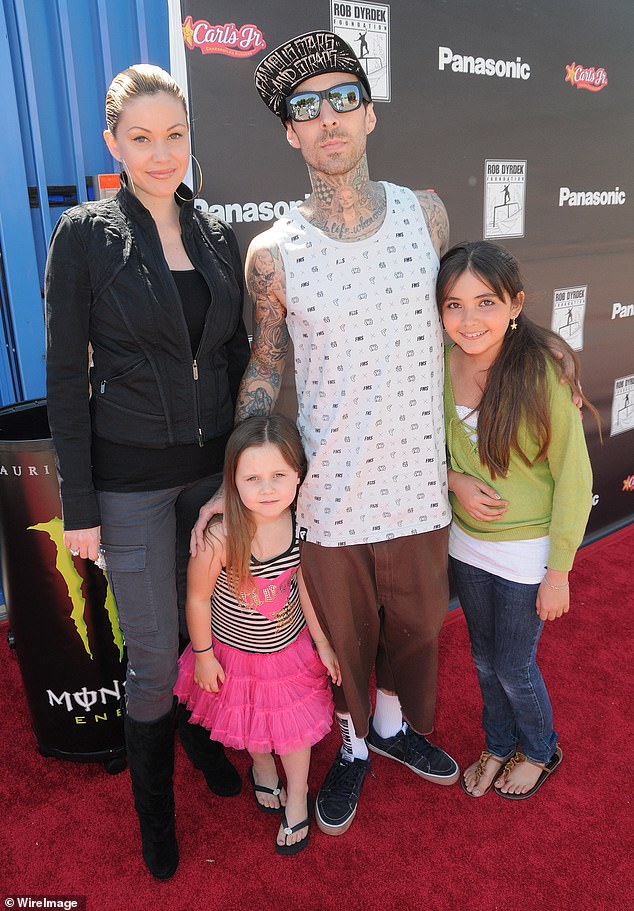 Shanna said her daughter Alabama, 18, and son Landon, 20, who she shares with Travis, enjoyed their time with their new little brother Rocky;  (photo 2010)