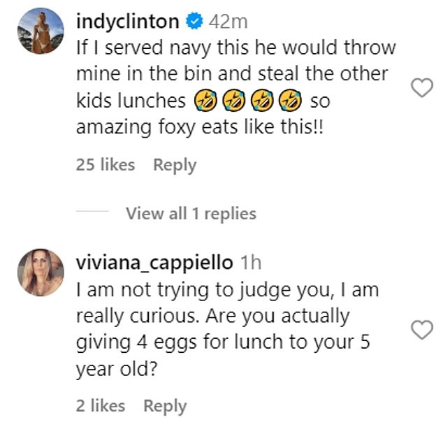 However, the lunch box left her 1.2 million followers divided as they took to the comments section to share their candid views on the range of healthy snacks