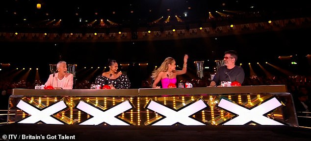 Amanda responded to Simon after he tried to claim the Golden Buzzer act as his own during Wednesday's semi-final