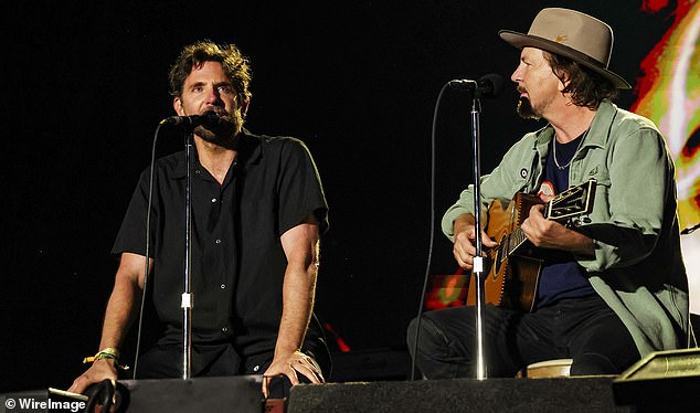 Bradley himself took the stage during Pearl Jam's set and performed for the crowd alongside the band's frontman Eddie Vedder.